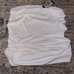 Pretty Little Thing White Skirt